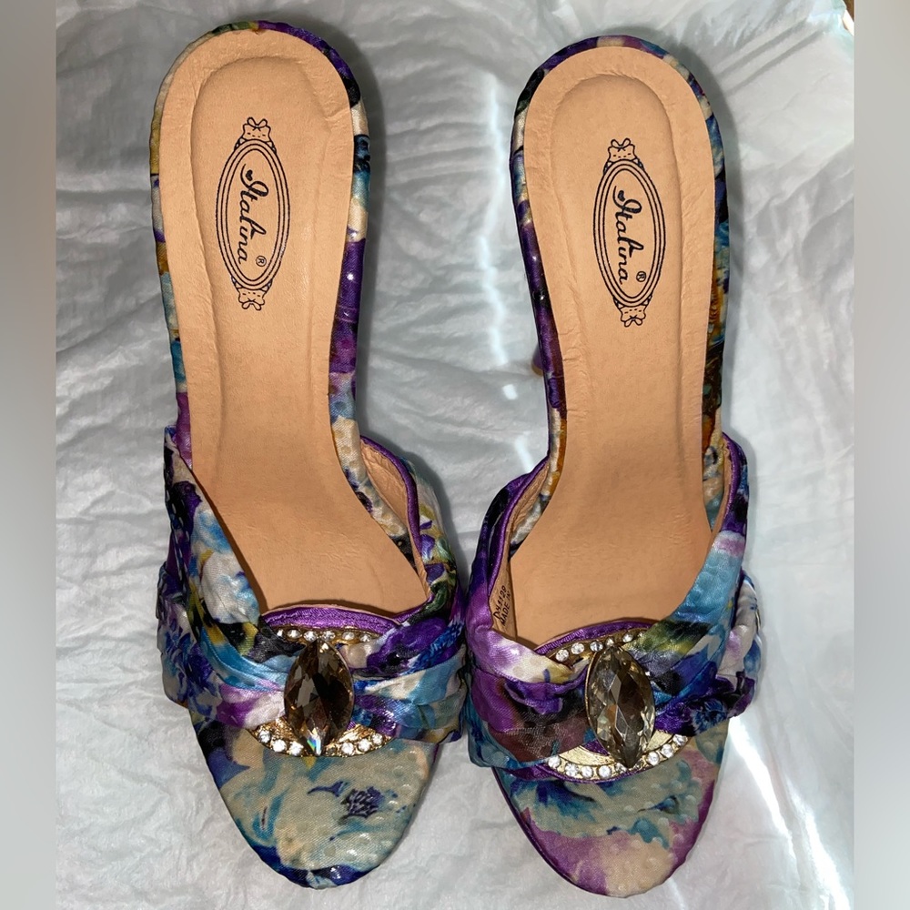 Purple Italina Heels 7.5